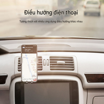 Tẩu sạc đa năng phát nhạc trên ô tô Baseus T Shaped S-09 Car Bluetooth MP3 Player - Hàng chính hãng