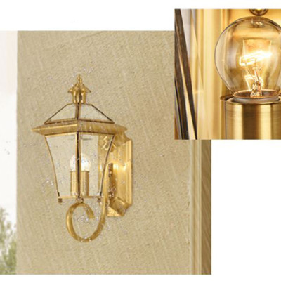 Đèn tường đồng kính trang trí SERINA cao cấp