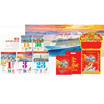 Lịch Bloc Siêu Cực Đại 2026 - Việt Nam Hưng Thịnh - Sách Thời Đại STĐ-NST01