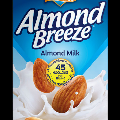Blue Diamond - Thùng Sữa Hạt Hạnh Nhân ALMOND BREEZE Nguyên Chất 180ml x 24 hộp