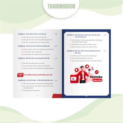 Combo 3 sách nghề: Kiếm tiền xuyên biên giới từ Youtube, Video ngắn livestream "khác biệt", 100 Bài mẫu content