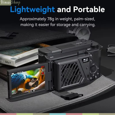 Ulanzi CA25 - Quạt Tản Nhiệt Lò Xo Mini Dành Cho Máy Ảnh So ny, Ca non, FU JIFILM, Ni kon - Hàng chính hãng