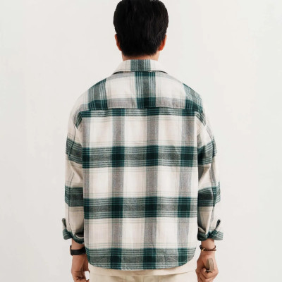Áo sơ mi tay dài nam vải flannel Form Oversize - ROUTINE 10F25SHL002