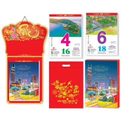 Lịch Bloc Cực Đại 2026 - Việt Nam Kỹ Nguyên Thịnh Vượng - Phúc - Hoa Niên HN06