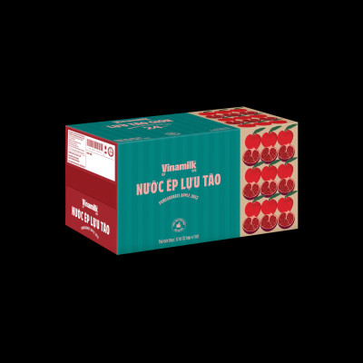 Thùng Nước Trái Cây Cao Cấp Fruit Love Lựu Táo - Thùng 12 Hộp 1L