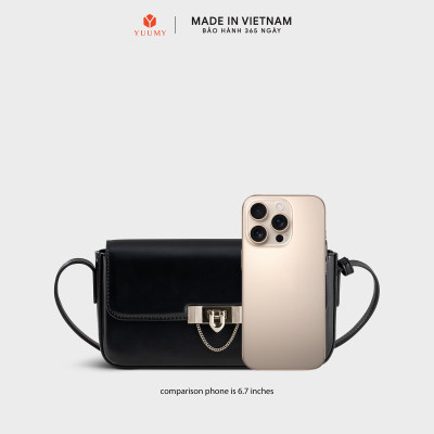 Túi Yuumy ( Thời trang nữ dáng hộp hiện đại size 22 - Túi đeo chéo da Smooth YN298 )