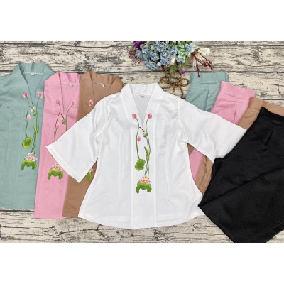 Đồ Lam Đi Chùa # Bà Lai Lụa Pháp Cao Cấp# Quần Áo Nữ # Đồ Bộ Nữ