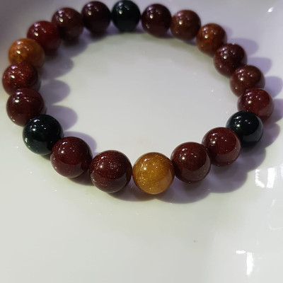 Vòng tay Nữ đá thạch anh tóc tam tài tự nhiên  Vòng vip size 10li / 10mm đậm đẹp đa sắc đậm sang trọng đẹp quyến rũ quyền lực  Ý nghĩa chiêu tài hút lộc may mắn, tài lộc tiền tài và sức khỏe món quà thật sự ý nghĩa ạ