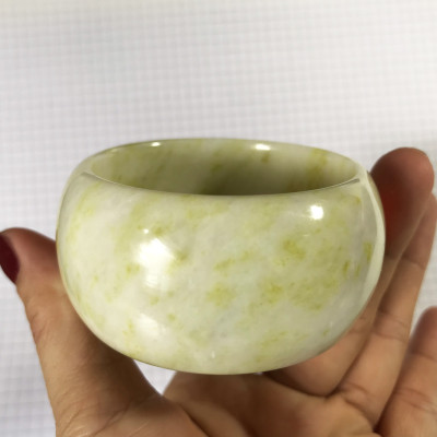 Vòng tay serpentine bản hẹ nhiều size từ 5.0 cm đến 6.5cm) cho nam và nữ (cao 3cm) màu vàng cho mệnh Thủy và Kim