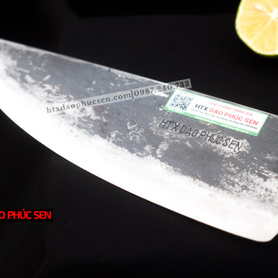 Dao Phúc Sen - Dao Bầu Lọc Cán Gỗ G10 Rèn Thủ Công