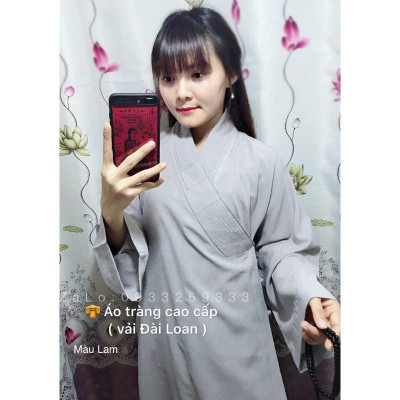 Đồ Lam Đi Chùa # Áo Tràng Phật Tử Vải Đài Loan Cao Cấp# Áo Choàng# Vải Mát