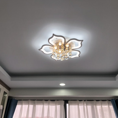 Đèn ốp trần NAVISE 5 cánh hiện đại với 3 chế độ ánh sáng trang trí nội thất hiện đại [ ẢNH THẬT 100%].
