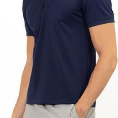 Áo Thun Polo Nam Trơn Novelty NATMMDMPSR200013N - Xanh Dương