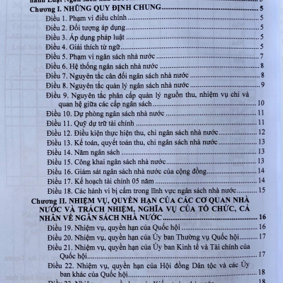 Luật Ngân Sách Nhà Nước; Hệ Thống Mục Lục Ngân Sách Nhà Nước