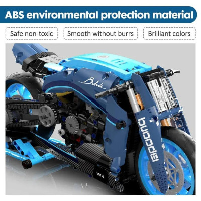 Đồ Chơi Lắp Ráp Xe Mô Tô Bugatti Diavel - Kbox TP 4688-10217 (986 Chi Tiết)