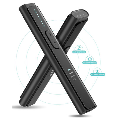  ROGTZ - Máy Dò Camera, Ghi Âm WT16 Dải tần quét rộng 50MHz - 6GHz Dò tín hiệu Wifi RF Radio GPS Sóng điện thoại Nhỏ gọn Tiện lợi Dễ sử dụng Riêng Tư Văn phòng Nhà ở Khách sạn Phòng Thay đồ An toàn - Hàng Chính Hãng