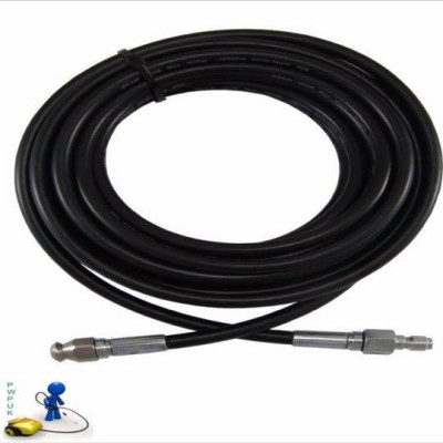 Dây thông tắc cống bằng máy rửa xe cao áp gia đình 15m