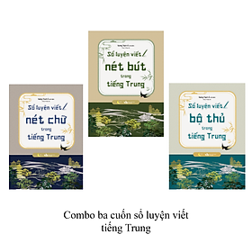 Combo Ba Cuốn Sổ Luyện Viết