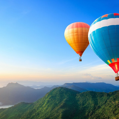 Bộ tranh xếp hình cao cấp 1500 mảnh – Khinh Khí Cầu (60x100cm)