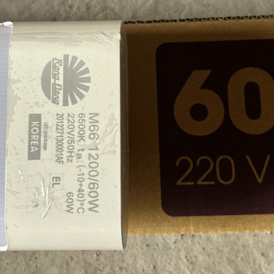 Bóng đèn LED Tuýp 1m2 60w nhôm nhựa Rạng Đông, siêu sáng tiết kiệm điện, Model M66 1200/60W