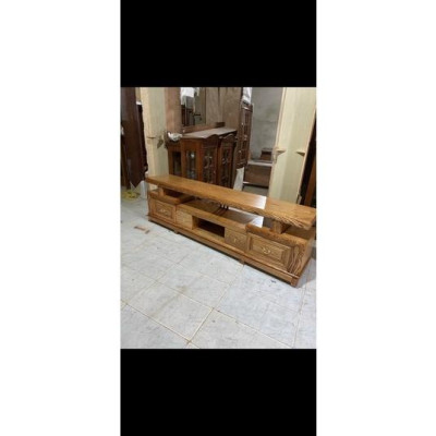 kệ nhật sồi sơn màu óc chó và hương vàng dài từ 1m2 đến 2m2