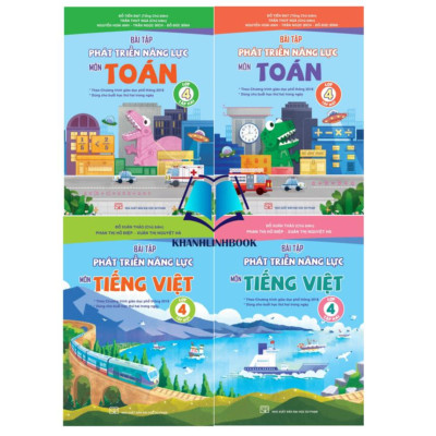 Sách Combo Bài Tập Phát Triển Năng Lực Môn Toán + Tiếng Việt Lớp 4 ( Theo chương trình GDPT 2018 ) (Kết Nối)