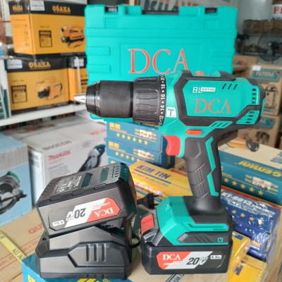 MÁY KHOAN BÚA KHÔNG CHỔI THAN DÙNG PIN 20V/2.0AHX2 DCA ADJZ05-13AM - HÀNG CHÍNH HÃNG