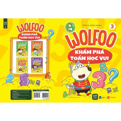 Sách - Wolfoo Khám Phá Toán Học Vui 3 - 1980 Books