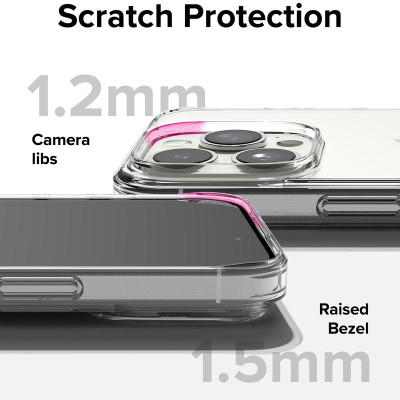 Ốp Lưng Trong Suốt Ringke Fusion Dành Cho iPhone 15 Pro Max / 15 Pro / 15 Plus / 15, Viền Dẻo, Lưng Chống Ố Vàng - HÀNG CHÍNH HÃNG
