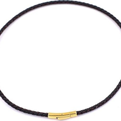 Dây chuyền mặt phật Thiên Thủ Thiên Nhãn thạch anh khói 5cm + dây da - phật bản mệnh tuổi Tý