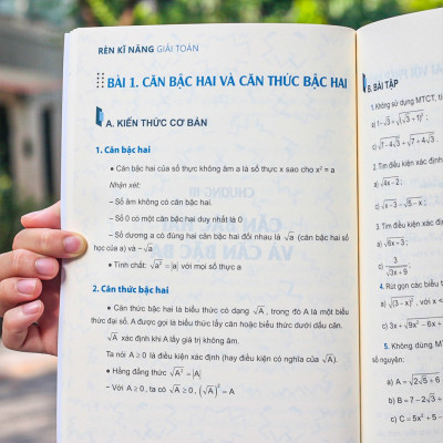 Sách: Rèn Kĩ Năng Giải Toán Lớp 9 - Tập 1 (Theo Chương Trình Giáo Dục Phổ Thông Mới)