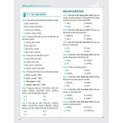 Sách - 3 STEP - Tiết Lộ Bí Quyết 3 Bước Đạt Điểm 8+ Hóa Học - Megabook