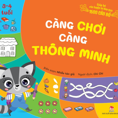Combo Càng Chơi Càng Thông Minh - Giúp Bé Rèn Luyện Tư Duy Qua 1600 Câu Đố (4 Cuốn)