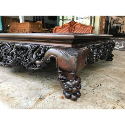 Sập ngũ phúc chim hoa 1m8x2m2 giá rẻ