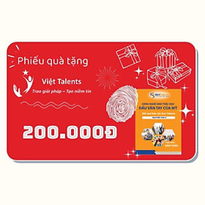 Phiếu Quà Tặng Việt Talents 200.000đ
