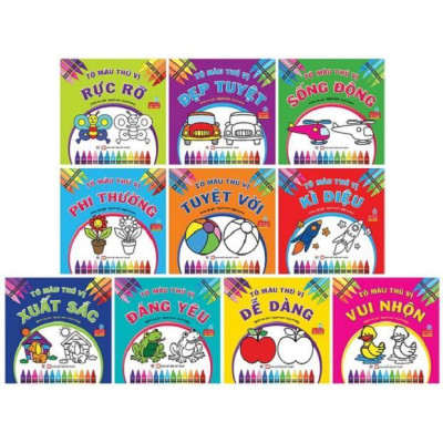 Sách - Tô Màu Thú Vị Kì Diệu - Tân Việt Books