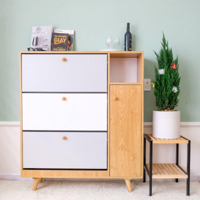 TỦ GIÀY 3 MÀU OHAHA ( 002)