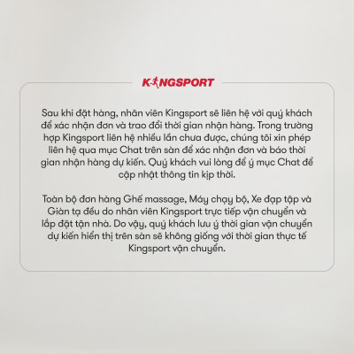 CHỈ GIAO MIỀN NAM I Ghế massage KINGSPORT G12 công nghệ mới Kingtech Touch Pro, 25 bài massage tự động