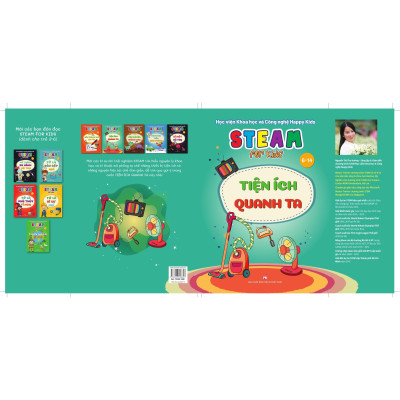 Sách - Steam For Kids - Tiện Ích Quanh Ta - 6-14 Tuổi - NXB Phụ Nữ