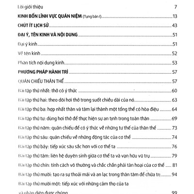 Con Đường Chuyển Hóa : Kinh Bốn Lĩnh Vực Quán Niệm - Dịch và diễn giải