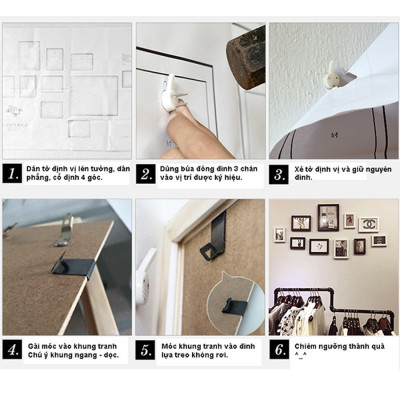 Bộ Ảnh Treo Tường Trang Trí Tiệm Spa, Cửa Hàng Chắm Sóc Da, Làm Đẹp Tặng Kèm bộ ảnh như hình mẫu, đinh treo tranh và sơ đồ treo PGC293