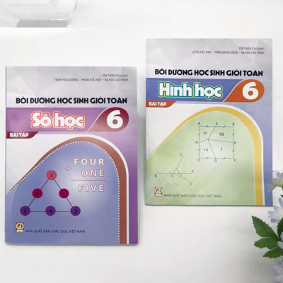 Combo: Sách Bồi dưỡng Học sinh giỏi Toán 6 (BT Đại số + Hình học)