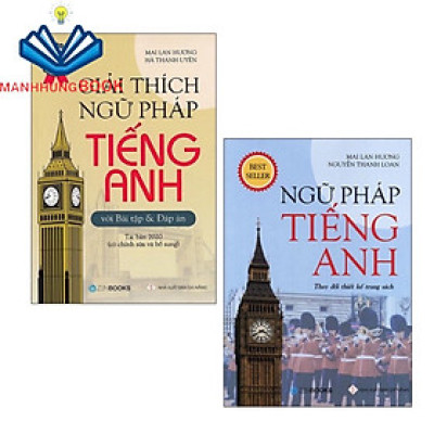 Sách - (Combo 2 Cuốn) Giải Thích Ngữ Pháp Tiếng Anh Với Bài Tập Và Đáp Án - Ngữ Pháp Tiếng Anh