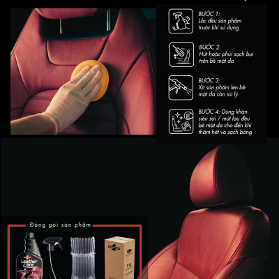 Dung Dịch Chăm Sóc Da Nội Thất SUPERONE Leather Care - Interior SOUTHWALL A102