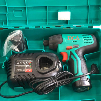 Máy khoan vặn vít dùng pin DCA ADPL02-8 12V (Kèm bút thử điện Kendo 20242) - Hàng chính hãng