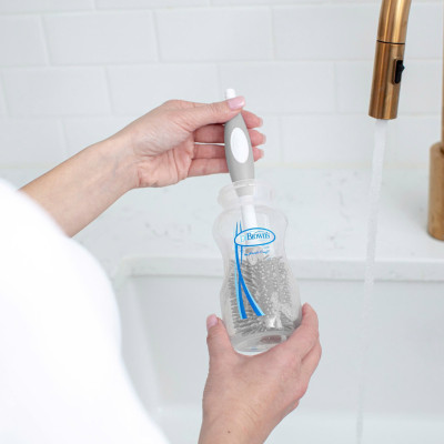 [ AC141 ] Cọ rửa bình sữa cổ thường và cổ rộng, chất liệu silicone - Dr.Brown