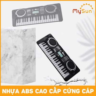 Đàn Piano Organ mini đồ chơi nhạc cụ đánh đàn cho bé có nhạc tặng kèm PIN