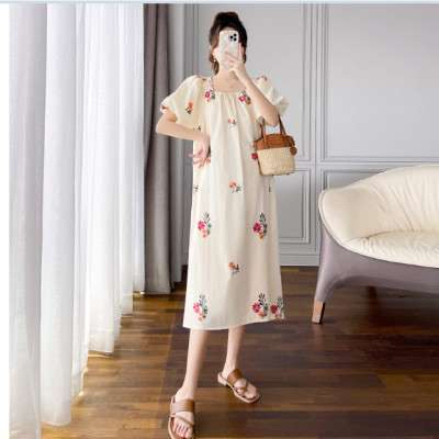 ĐẦM BẦU VÁY BẦU CÔNG SỞ CỔ VUÔNG DÁNG SUÔNG