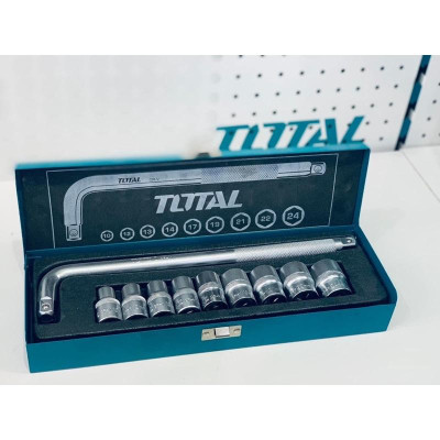 BỘ 10 ĐẦU TUÝP 1/2 INCH TOTAL THTL121101 - HÀNG CHÍNH HÃNG