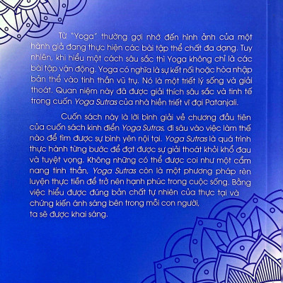 Lối Vào Kinh Yoga Sutras Của Patanjali - Một Bình Giải Về Chương “Samadhi Pada”